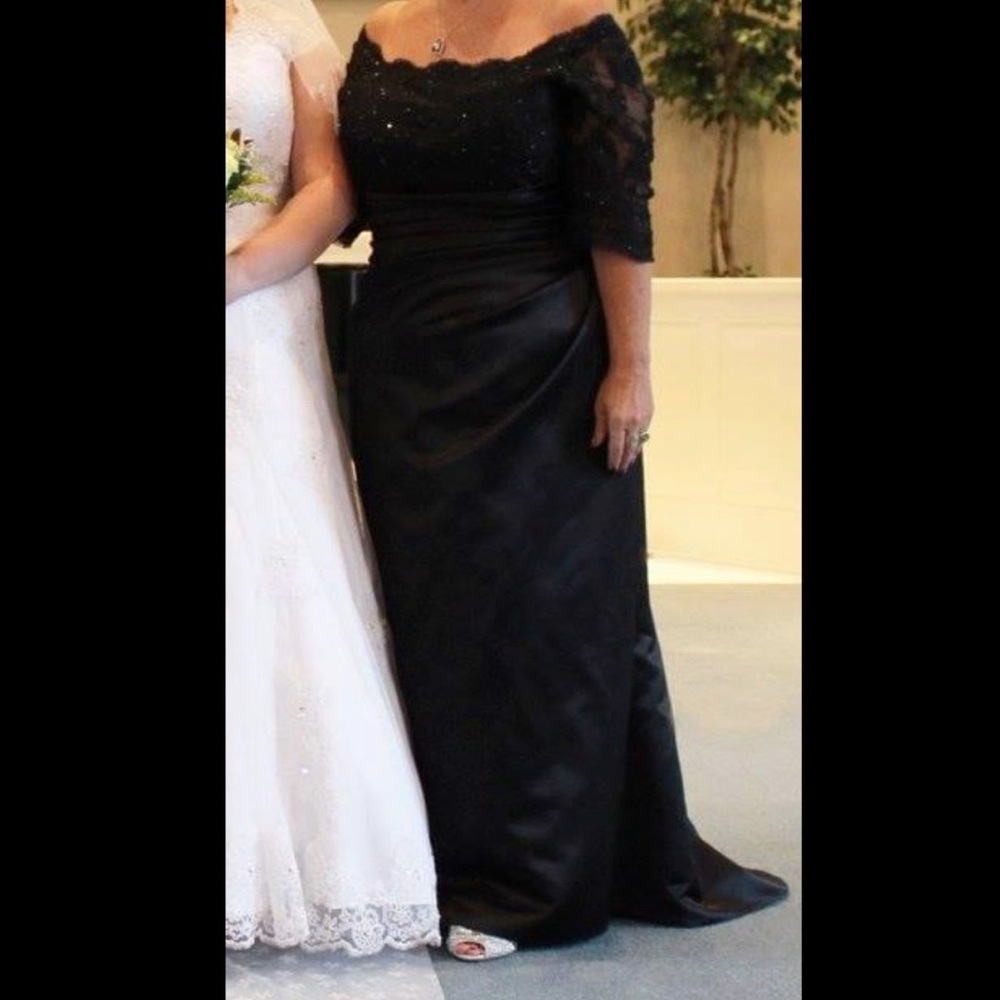 Black formal dress